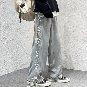 2023春装四季款穿绳港风卫裤男女运动裤   KK08-常规P35加绒P40图片