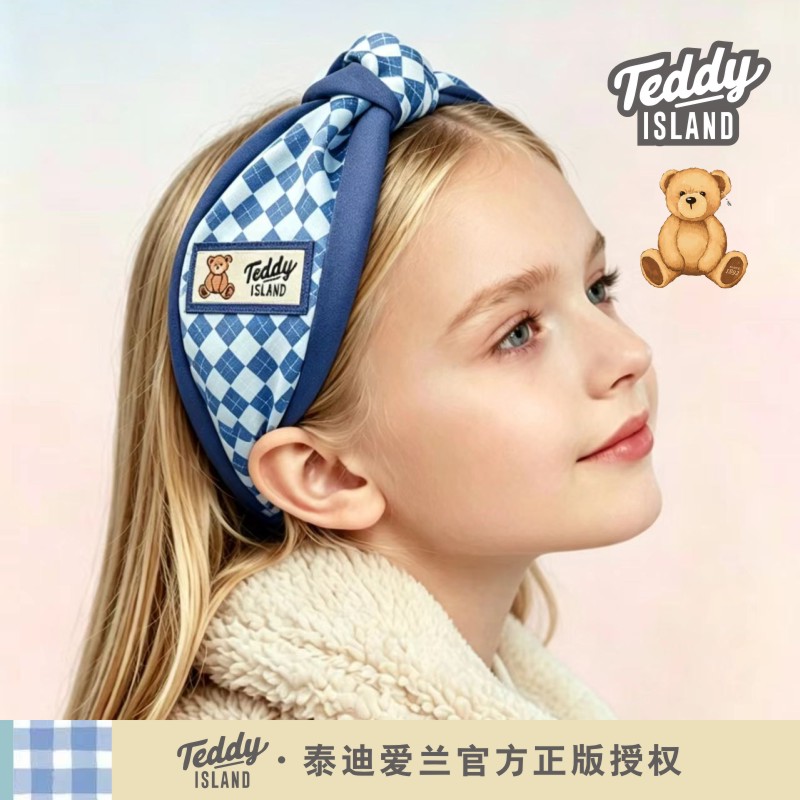 韩国正版泰迪爱兰teddy品牌~小众文艺复古宽发箍头箍百搭头扣发饰