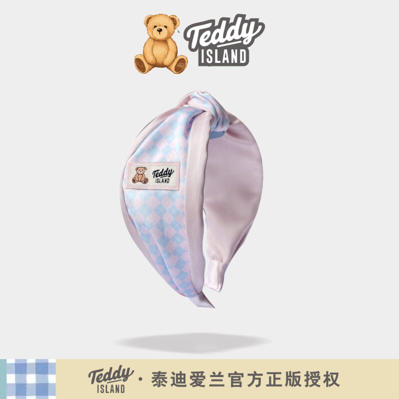 正版泰迪爱兰teddy宽边发箍布艺复古发卡超宽发带成人头扣小众女