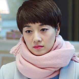 秋冬新款加厚保暖披肩女韩版长款红色围巾纯色百搭毛线围脖针织潮