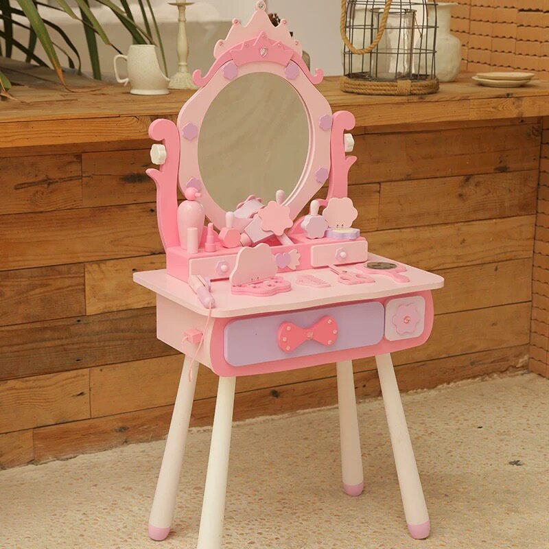 过家家兔子梳妆台生日玩具
