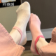 爆款 2026新款 纯棉防滑不掉跟浅口短筒袜 薄款 多巴胺船袜女短袜夏季