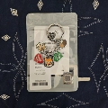 Squirrel Pinecone Keychain