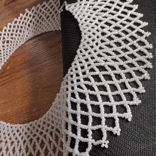 奥斯卡获奖纪录片RBG金斯伯格大法官风格手工珠饰米珠项链两色选