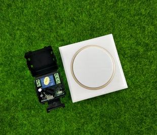 DC2V一路门禁开关配86型面板单键遥控器标准86型随意贴遥控器