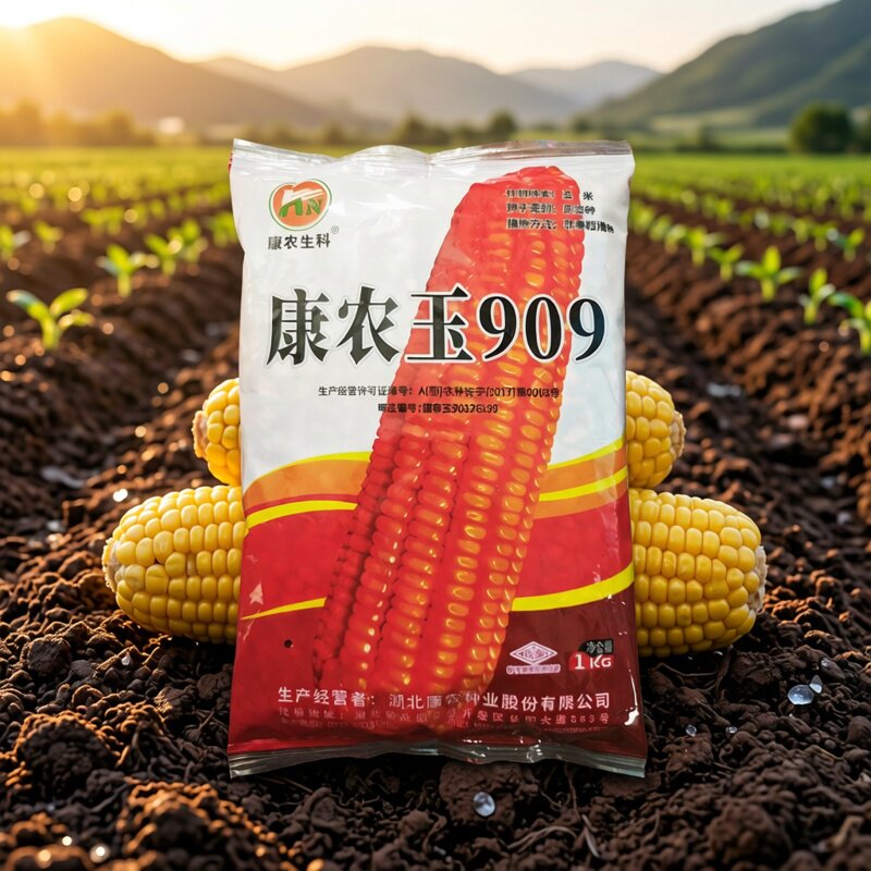 康农玉909玉米种子白轴杂交玉米种子春夏播种