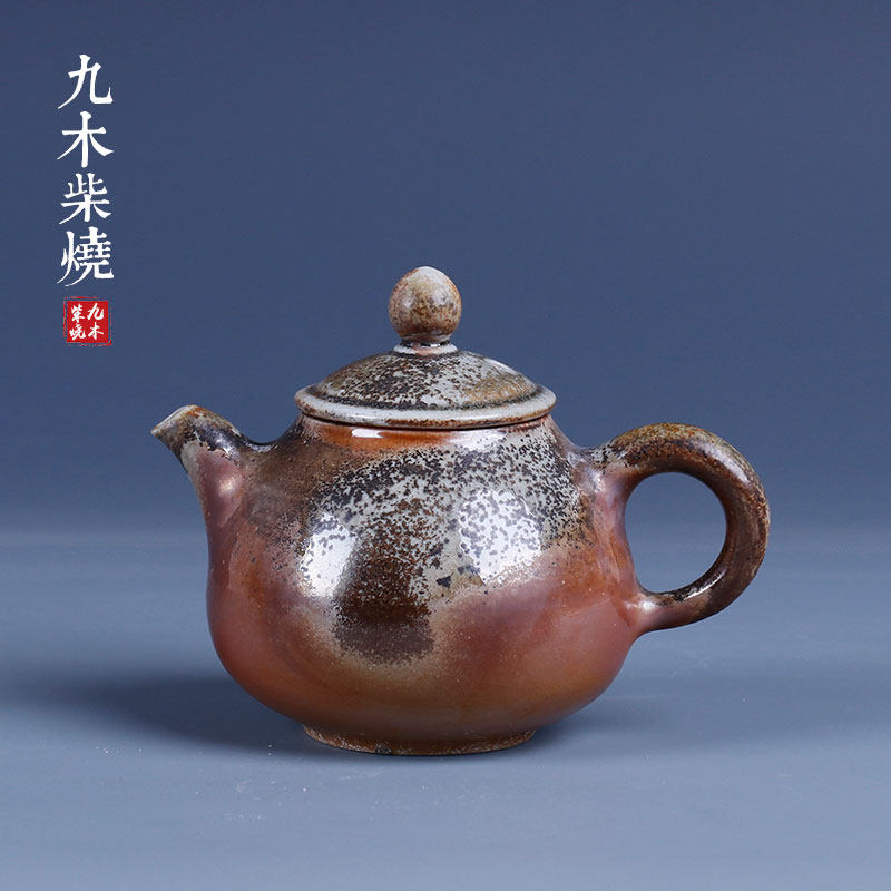 九木 刘明建纯手工柴烧壶 无釉柴烧自然落灰 柴烧单壶99号165毫升,餐饮具,茶壶,淘宝优惠券,粉丝福利购,淘宝优惠卷
