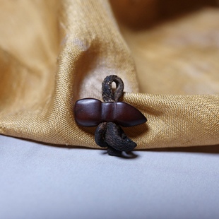 牧区原生态原装老皮绳老青稞雕普巴杵侧挂配件文玩纯手工DIY配饰