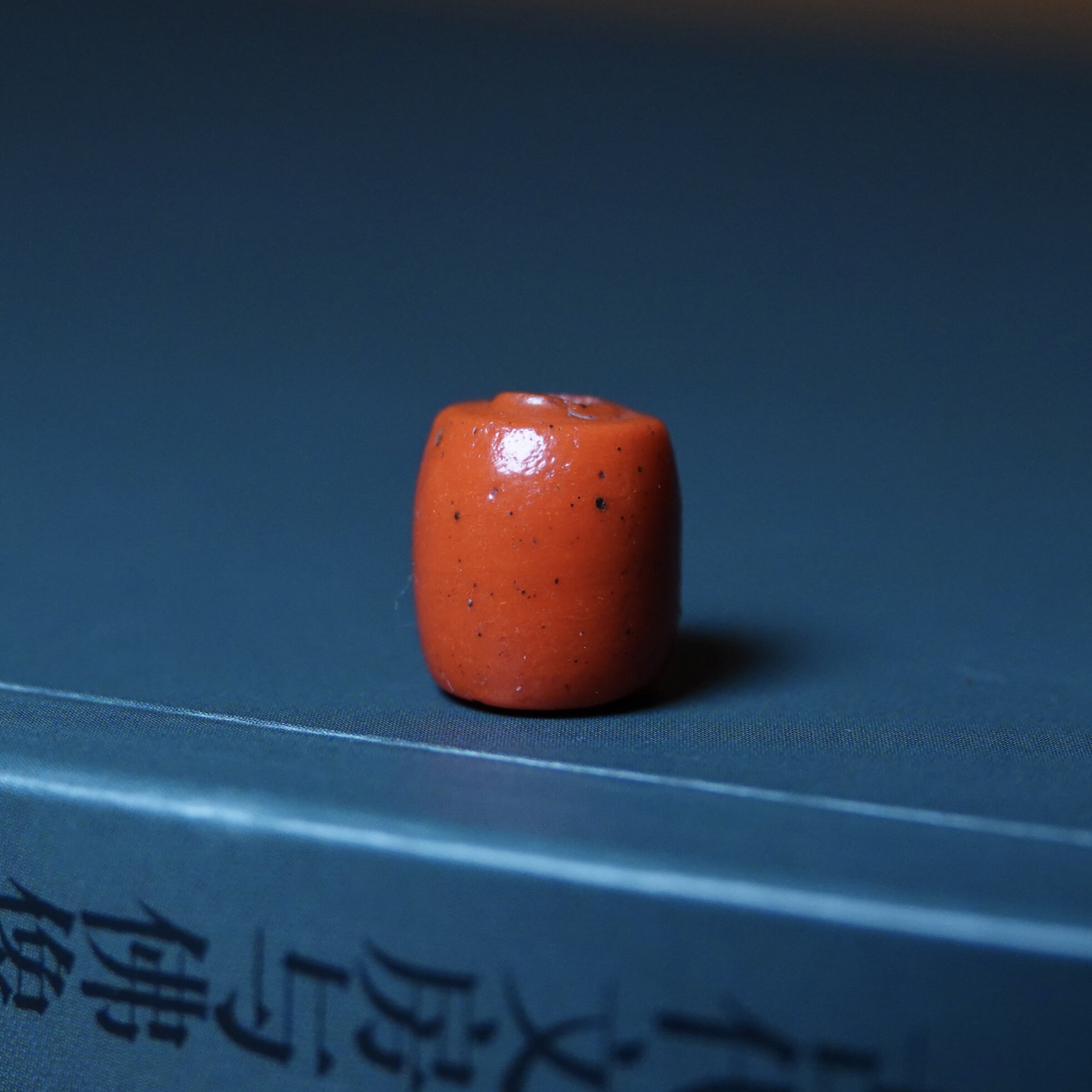 9.5mm牧区老琉璃单珠全品文玩包浆磨损DIY念珠手串百搭配珠配饰