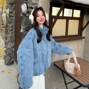 【王炸款 】加厚保暖牛仔款90白鸭绒羽绒服2265-P335-控498图片