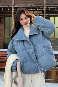 【王炸款 】加厚90白鸭绒牛仔款羽绒服2265-P335-控498图片