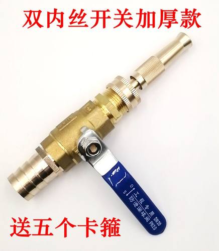 冲地神器洗车浇花消防全铜喷头