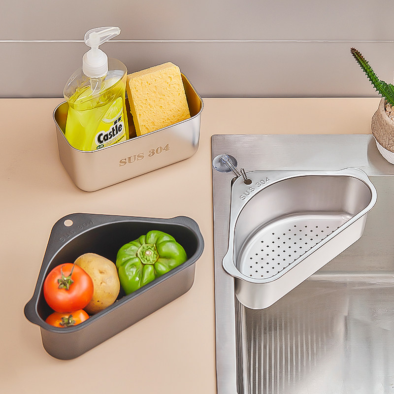 水槽厨房水槽过滤置物架剩饭剩菜