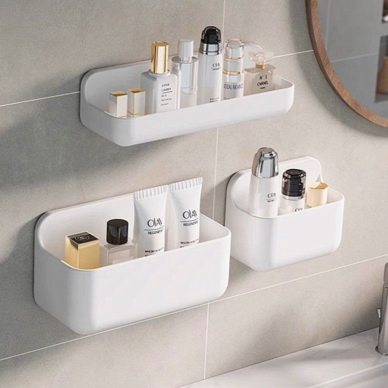 卫生间置物架免打孔浴室洗手间洗漱台墙上厕所壁挂化妆品收纳架子,家装主材,卫浴置物架,淘宝优惠券,粉丝福利购,淘宝优惠卷