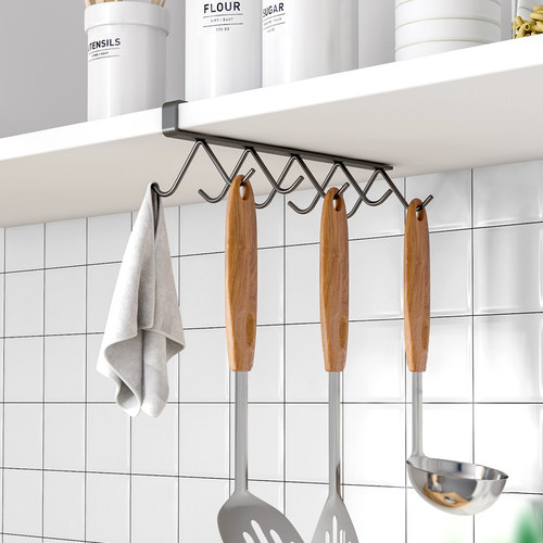 橱柜下挂置物架厨房卷纸收纳挂架