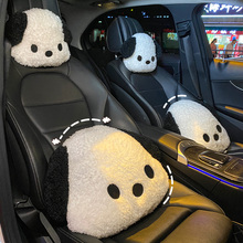 汽车头枕护颈枕腰靠车用靠枕车载用品车座椅一对可爱卡通枕头女生