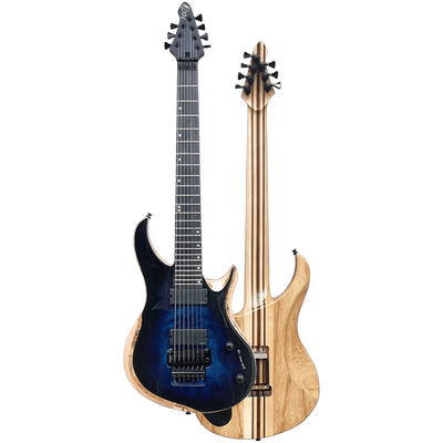 10S Spring Bh Poplar Burl 通体7弦电吉他 暗夜蓝-Gotoh&Hipshot