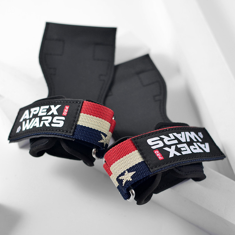 ApexWars女士健身硬拉助力带划船引体向上防滑握力带背部训练护掌图片