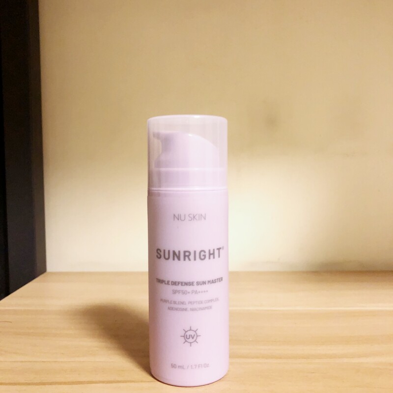 Nuskin韩国紫色防晒霜SPF50+PA+++50ML/90ML防紫外线