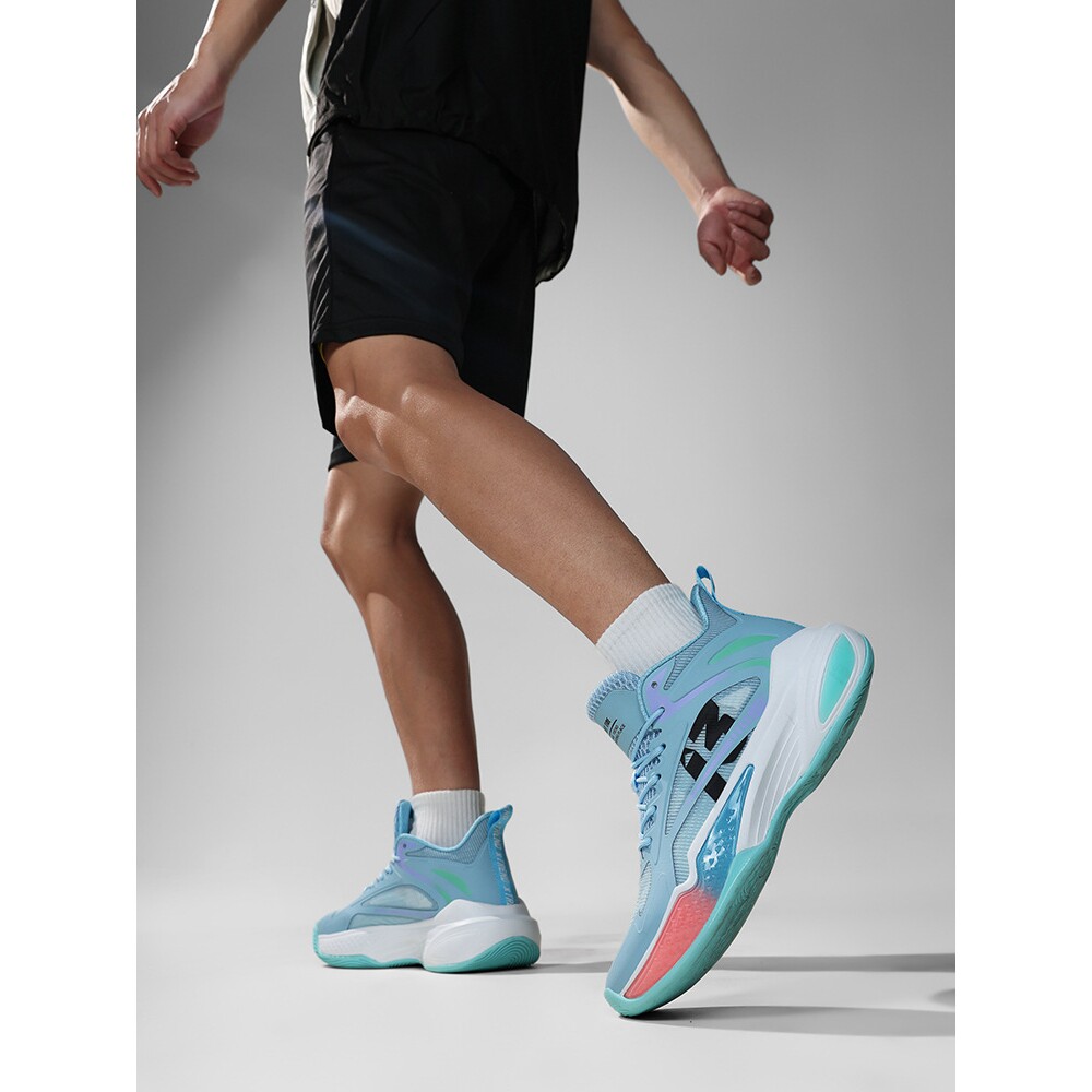 高品质跨境男士篮球鞋新款学生防滑耐磨运动鞋青少年户外实战球鞋