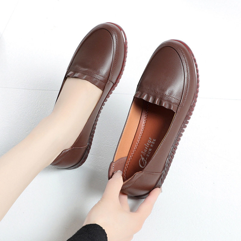 新款妈妈鞋春秋潮真皮女鞋软底单鞋中老年软皮鞋舒适平底中年鞋女,运动鞋new,运动休闲鞋,淘宝优惠券,粉丝福利购,淘宝优惠卷