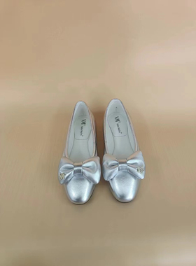 VME舞魅浅口羊皮蝴蝶结平跟女鞋VS24A3501