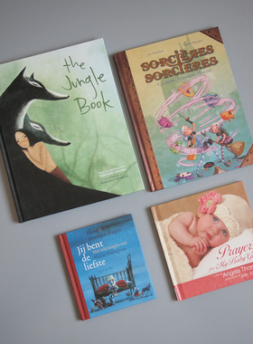 样板间儿童房摆件真书道具书