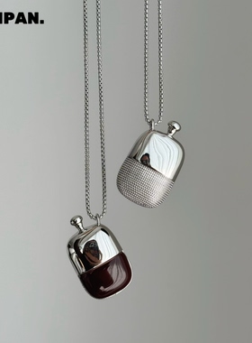 SAMPAN小众高级感撞色酒壶项链