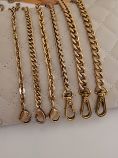 包包链条单买复古金色金属链子背包肩带替换链女生包带斜挎带配件