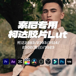 vlog预设索尼转柯达2383/2393电影感lut调色slog3、709仿复古胶片