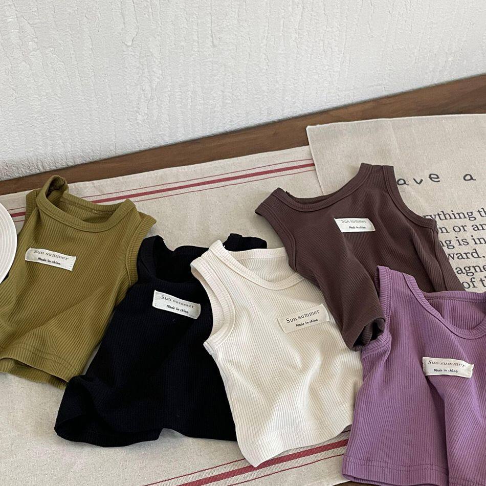 甜酷风女童上女童上衣夏季