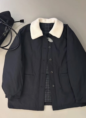 IN SHOW-冬上新韩系翻领学院风小个子派克款保暖羽绒服外套71861