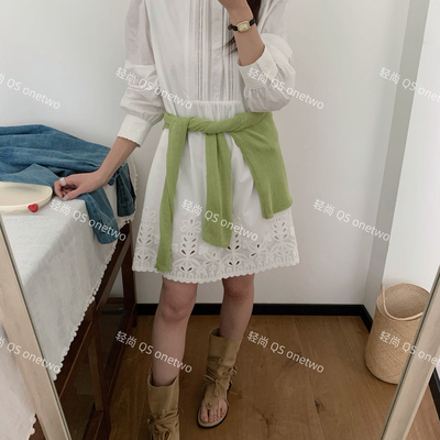 QS ONETWO-勤韩系百搭质感叠穿氛围感连衣裙(尺寸仅供参考)15325