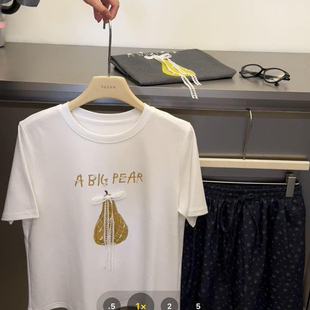 SUSAN T恤3013s 夏上新韩系水果卡通印花短袖