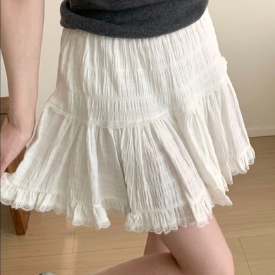 TOMORROW-26年春一波春夏新款甜妹芭蕾蛋糕蓬蓬a字半身裙WW2610