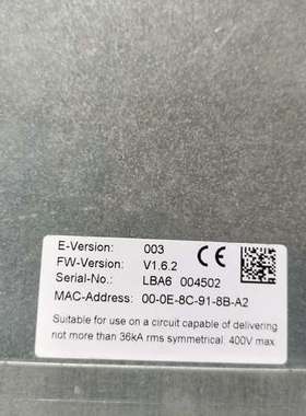 议价克朗斯KRONES控制器，型号A5E01584980，拆机件