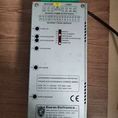 议价意大利原装Rowan Elettronica电机调速器，三相