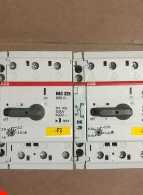 议价拆机abb电机保护断路器ms225