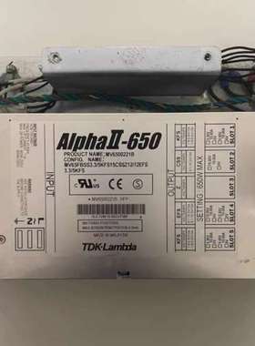 议价MV6500221B AlphaII-650 TDK Lam