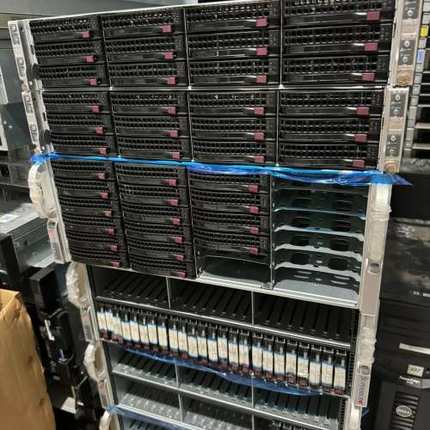 议价超微2U高度 4子星8个CPU 可以装8个v3v4的处理器2