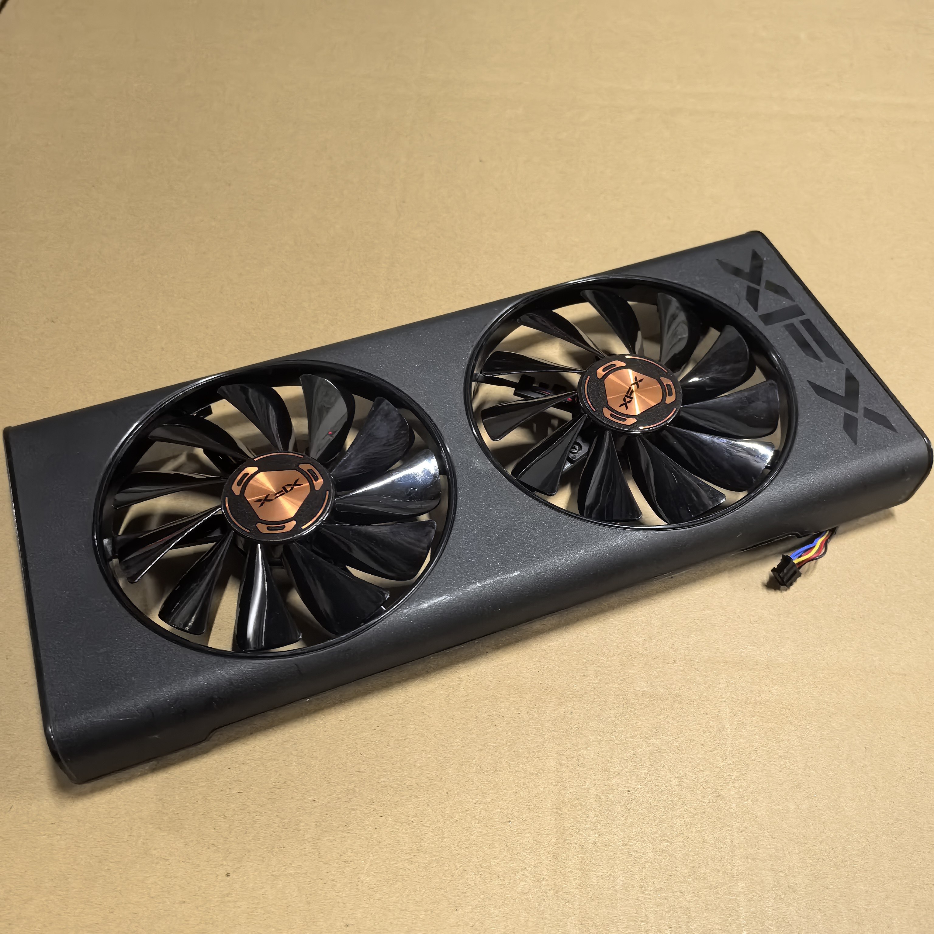 全新 XFX/讯景RX5600 5700XT黑狼 战狼 显卡风扇 FY10010M12LPA