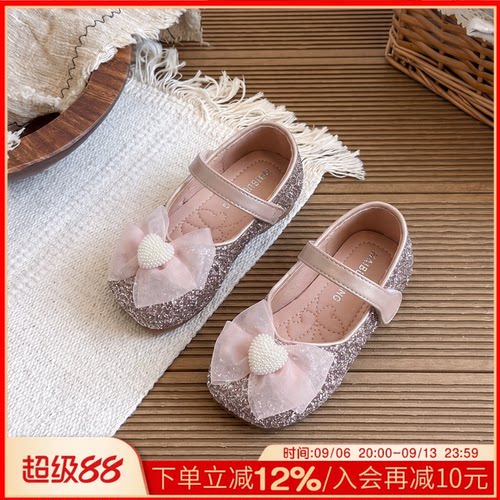秋季新款女童宝宝户外可爱小皮鞋