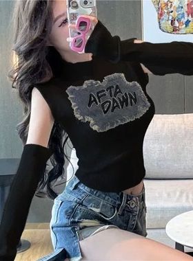 圣诞过年红色复古半高领针织打底衫女秋冬季辣妹显瘦跳舞袖套上衣