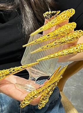 古风清宫娘娘穿戴传护甲廷护甲皇后后宫手指套宫廷指甲套华妃贵妃
