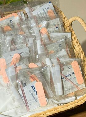 美甲工具包全套果冻工具包棉片美甲穿戴一整套工具包五件套