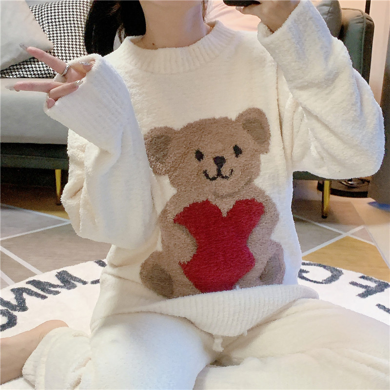 2023冬季新款软绵绵睡衣女