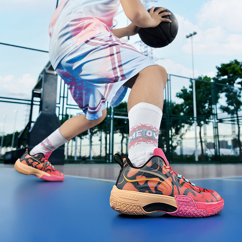 2025夏季新款现货篮球鞋实战比赛减震耐磨青少年中学生运动鞋男女