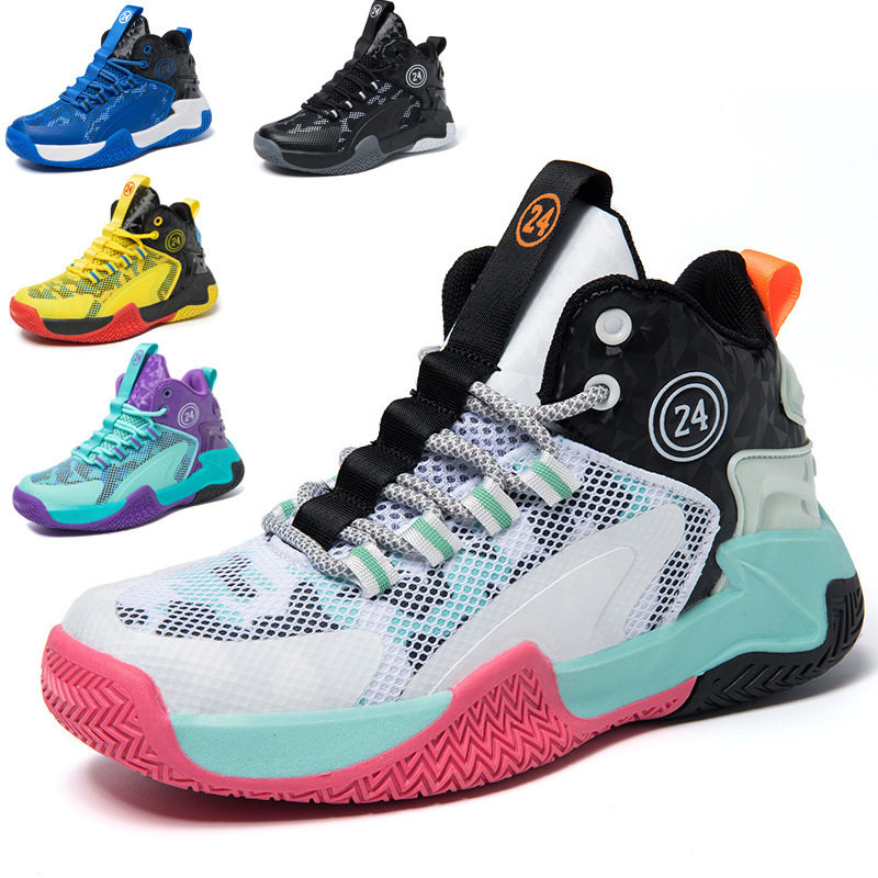 新款春季男童运动休闲儿童鞋潮流时尚篮球鞋中大童学生球鞋