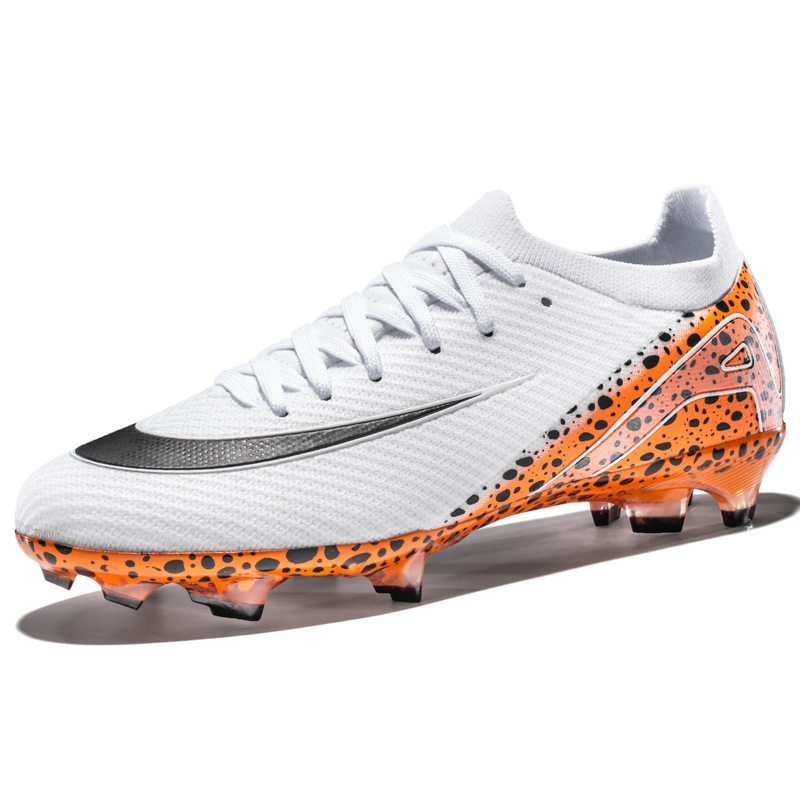 新款跨境低帮足球鞋男青少年学生女TF碎钉AG长钉足球鞋比赛足球鞋