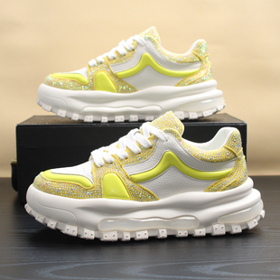 杰布尚品男鞋2025秋冬新款增高小白鞋时尚百搭休闲鞋运动系带板鞋